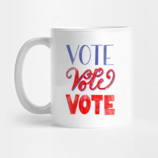 Vote USA Election Red White Blue Mug